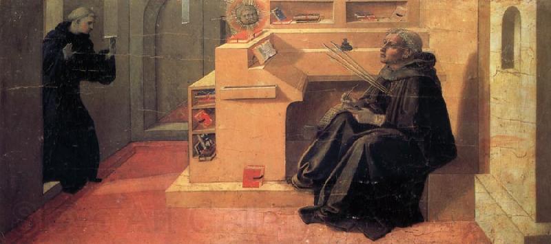 Fra Filippo Lippi St.Augustine Perceives the Trinity Spain oil painting art